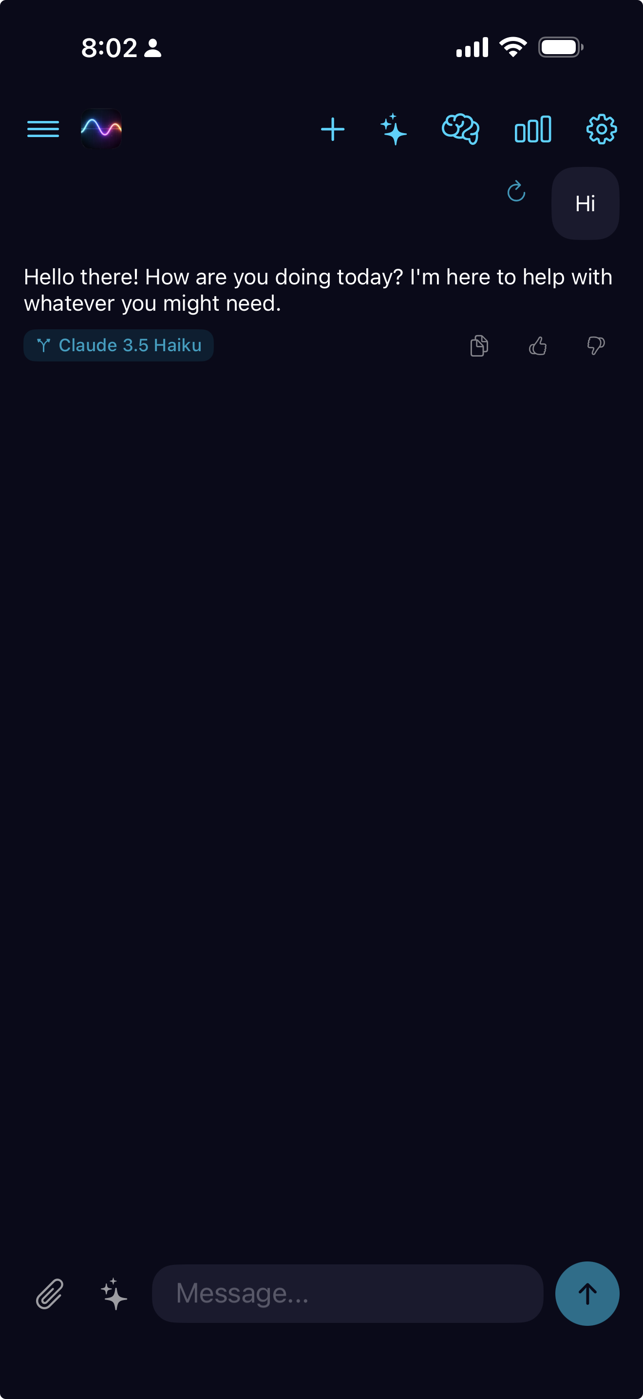 sine~ app main interface