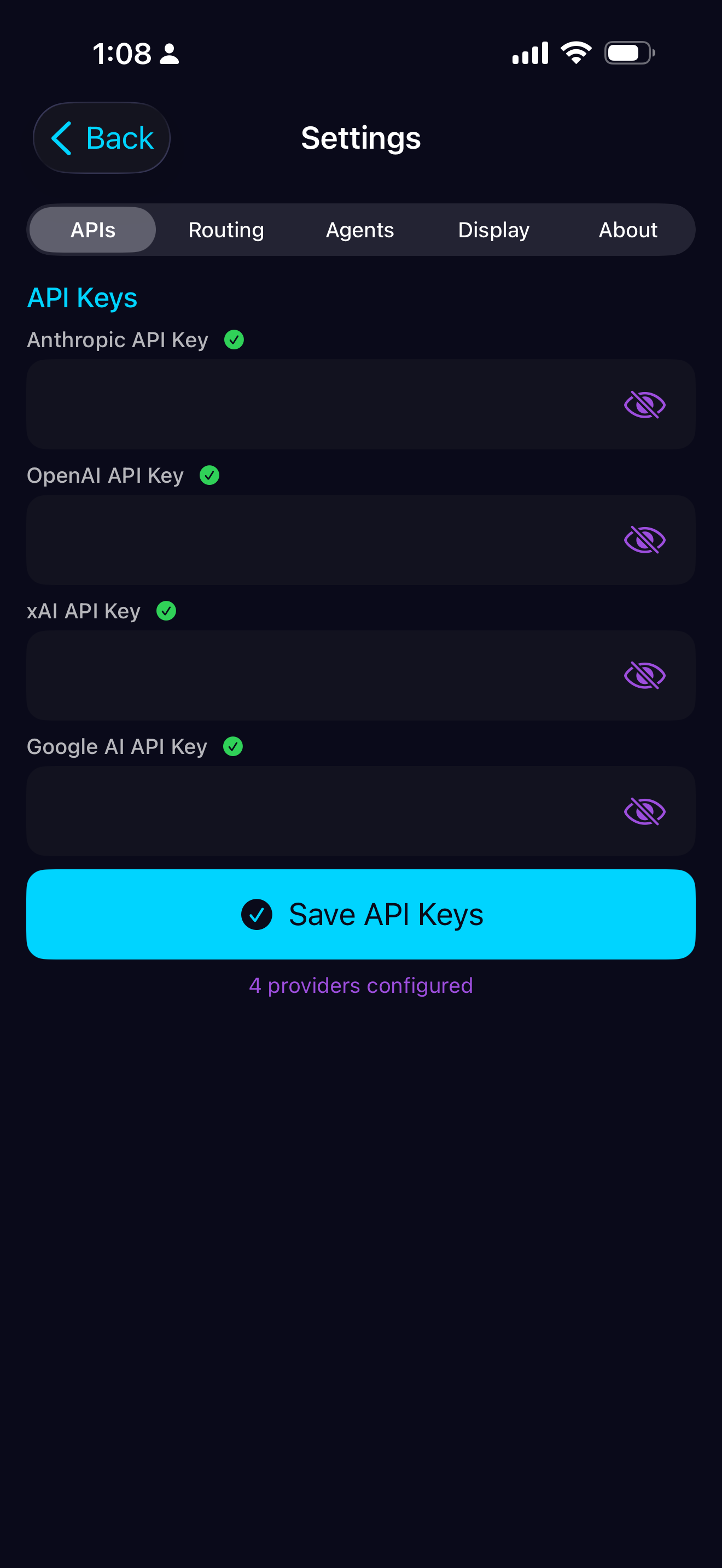 AI Provider Selection